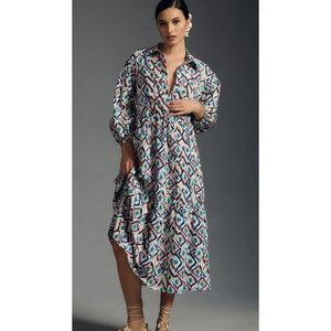 Anthropologie ★ Maeve The Bettina Tiered Shirt Dress Anthropologie | Dresses | Anthropologoe The Bettina Tiered